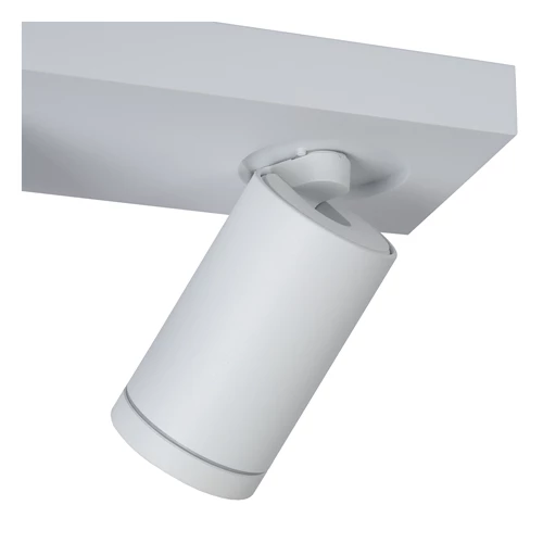 Lucide TAYLOR - Spot plafond Salle de bains - LED Dim to warm - GU10 - 3x5W 2200K/3000K - IP44 - Blanc - détail 2